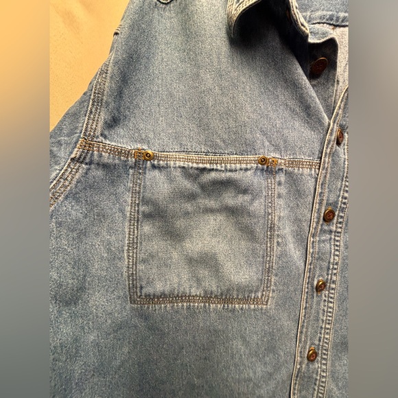 Lee’s Men’s Vintage Long Sleeve Denim Shirt Size Large - Picture 7 of 9